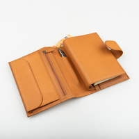 Carnet de notes de luxe en cuir de veau texturé crocodile, format A5, avec logo personnalisé, cadeau d'affaires pour cadres