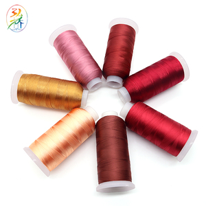 Нить вышивальная из 100% вискозы Hongqiao 120D/2 Tex27, мягкая и гладкая, мерсеризованная, с ярким блеском - Product Image 6