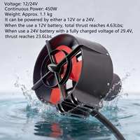 Hélice sous-marine Apisqueen U92 Pro 500W avec ESC intégré pour bateau RC, ROV, USV, pour la prospection marine et les embarcations gonflables