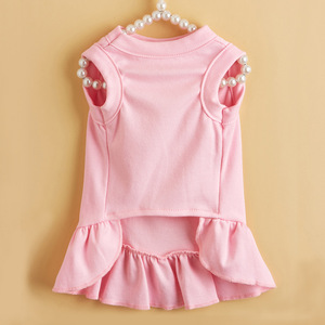 Chemise Habillée d'Été Unie pour Grands Chiens, Jupes Vides, Vêtements Personnalisés pour Chiots – Vente en Gros - Product Image 6