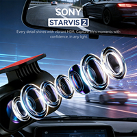 Caméra de tableau de bord ADINKAM à double objectif, caméra de voiture avec objectif Sony, résolution 4k+1080p, écran tactile Wifi, surveillance de stationnement 24h/24, enregistreur vidéo