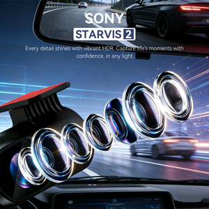 Caméra de tableau de bord ADINKAM à double objectif, caméra de voiture avec objectif <span class=keywords><strong>Sony</strong></span>, résolution 4k+1080p, écran tactile Wifi, surveillance de stationnement 24h/<span class=keywords><strong>24</strong></span>, enregistrement en boucle sans coupure - Product Image 2