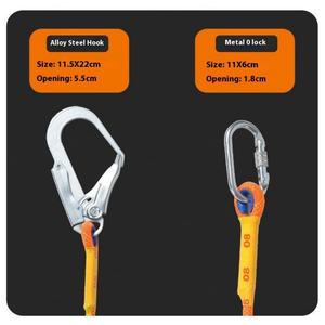 Cinturón de Seguridad de Cinco Puntos para Electricistas de Construcción en Exteriores, de Poliéster Resistente al Desgaste - Product Image 5