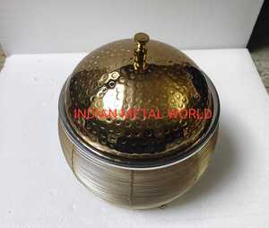 Cacerola de acero inoxidable de diseño vintage, utensilios de cocina, cubiertos, olla caliente de acero inoxidable con tapa atractiva al precio más bajo - Product Image 2