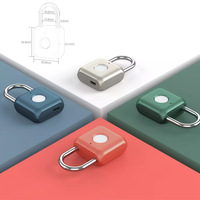 Mini cadenas à empreintes digitales étanche pour valise, nouveau cadenas intelligent sans clé, serrure de sécurité pour porte, cadenas intelligent à empreintes digitales