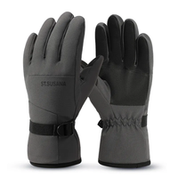 Gants de ski et de snowboard unisexes personnalisés avec logo, coupe-vent et thermiques pour les sports de neige