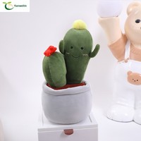 Série Végétale : Peluche Thème Tournesol, Tulipe, Cactus – Poupée Confort et Ornement Végétal pour la Décoration Intérieure