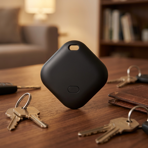 Traceur GPS Mini Étanche Find My <span class=keywords><strong>Airtag</strong></span> Anti-Perte avec Alarme pour Chien, Chat, Portefeuille, <span class=keywords><strong>Valise</strong></span> – Localisateur Bluetooth Précis - Product Image 1