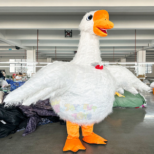 Costume de mascotte gonflable et marchable en forme de canard blanc certifié CE pour événements, défilés et promotions – Amusant, <span class=keywords><strong>l</strong></span>éger et accrocheur - Product Image 2