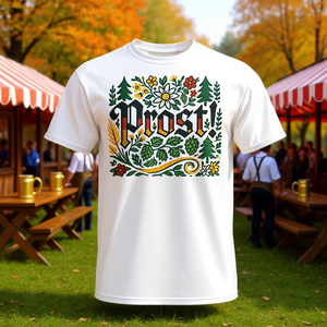 Camiseta Oktoberfest Prost con diseño alemán vintage para mujer - Product Image 3
