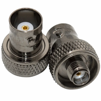 Adaptador de conector BNC hembra a Sma hembra negro adaptadores de antena para Baofeng Radio 2, 2, 2, 2, 2, 2, 2, 2, 3, 2, 4, 2, 2, 3, 2, 4