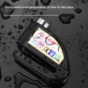 Llaves de freno de hierro a prueba de agua para rueda de patinete, candado de alarma de protección antirrobo para motocicleta y bicicleta - Product Image 5