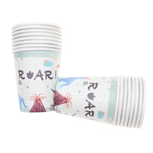 ชุดอุปกรณ์จัดงานเลี้ยงธีมไดโนเสาร์ DAMAI จานกระดาษ ผ้าเช็ดปาก แก้วน้ำ ชุดภาชนะใช้แล้วทิ้งสำหรับงานวันเกิด - Product Image 5