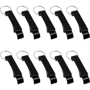 Hot Selling Customized Flashlight <b>Small</b> Colorful Creative <b>Bottle</b> Opener Key Ring Logo Mini Wine Beer Opener Keychain - Product Image 1