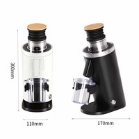 Moulin à café électrique professionnel à dose unique, broyeur à meules plates en titane de 54 mm, prix usine automatique pour usage domestique