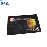 1K PVC NFC 13,56 MHz RFID-Blockierender Kreditkartenschutz mit Chip Anti-Scan-Signal Plastikkarte