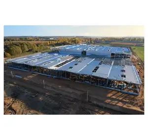 Metal construção industrial edifício pré-fabricados aço estrutura armazém