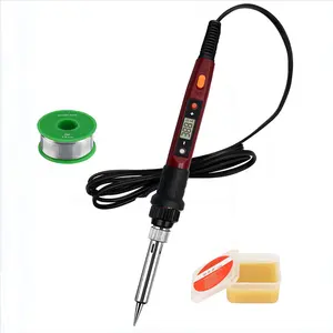 938 digital display soldering table soldering iron kit 80W110VLCD3-1 with tin wire solder paste maintenance utility tool
