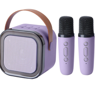 Micrófono Inalámbrico Portátil de Juguete, Micrófono de Bolsillo para Cantar y Escuchar Música, Juguete de Karaoke para Niños, Recuerdo de Fiesta