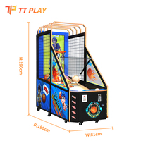 Machine de jeu d'arcade de tir au basket pour enfants, 42 pouces LCD, en métal et plastique, à monnayeur, WiFi/certifiée CE pour centres de jeux