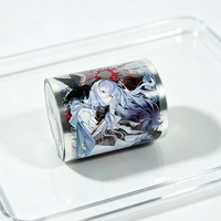 Ruban adhésif créatif translucide en PET Hercter, design artistique, rouleau, prix d'usine pour kit de journalisation artistique