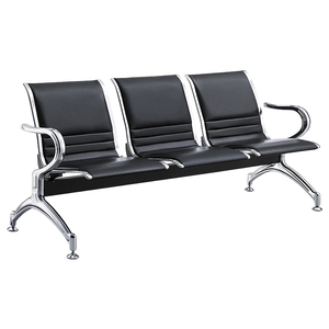 Chaise d'attente économique 1 2 3 4 5 places pour salon de coiffure, banque, hall de service, aéroport, salle d'attente, bureau, hall de gare, bus - Product Image 1