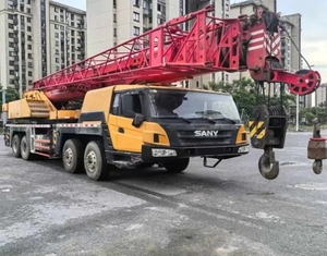 รถเครนไฮดรอลิกมอเตอร์ STC500มือสองเครนหนักสำหรับใช้ในการก่อสร้างพร้อมส่วนประกอบหลักปั๊มเกียร์มอเตอร์ - Product Image 2