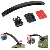Hongdak pour GOPRO : Kit de support de casque, base pour selfie, extension de visage, perche à selfie, bras extensible