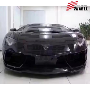 Kit de Carrocería para <span class=keywords><strong>Lamborghini</strong></span> Aventador LP700, Estilo DMC, Rejilla de Fibra de Carbono Auténtica, Borde del Parachoques Delantero, Labio Delantero - Product Image 5