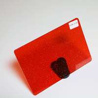 Feuille acrylique PMMA coulée et extrudée de 3 mm et 4 mm, motif marbré, couleur acrylique, paillettes