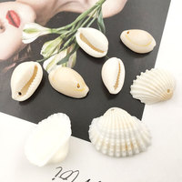 100 pièces perles de coquille de mer blanche pour la fabrication de bijoux cauri cauri breloque perles collier à faire soi-même Bracelet accessoires résultats de bijoux