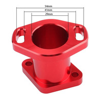 Adaptateur de collecteur d'admission de carburateur universel pour moto, VTT, Pit Bike, en aluminium CNC anodisé multicolore avec joint