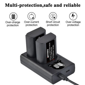 Cargador LED USB de <span class=keywords><strong>2</strong></span> puertos para cámara Pana Sonic LUMIX S5, S5 II, <span class=keywords><strong>GH5</strong></span> II, GH6, DMWBLK22 BLK22, 1 unidad - Product Image 5