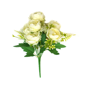 Ramos de Ranúnculos Artificiales, Arreglos Florales de Seda, Decoración para Bodas y Hogar, Accesorios de Fotografía, Alta Simulación, Reutilizables - Product Image 5