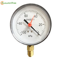 Manomètre hydraulique de manomètre de réfrigération sous vide pour jauge sèche d'excavatrice