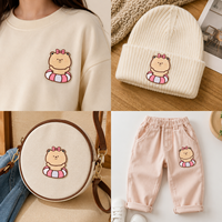Patch brodé en chenille douce OEM/ODM, patch appliqué personnalisé pour vêtements et accessoires de chapeaux