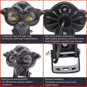 Nuevas Luces Antiniebla LED de 12V, 3 Pulgadas, 40W, Blanco/Amarillo, Doble Color, Mini Luces de Conducción para Motocicleta - Product Image 4