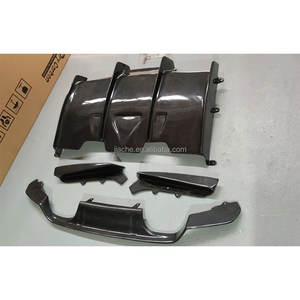 Углеродное волокно, задний рассеиватель губ, спойлер, бампер, защита подбородка для BMW F80 M3 F82 F83 M4 2014-2018, Стайлинг автомобиля - Product Image 5