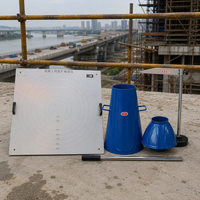 Kit portable d'essai de compactage du béton avec plaque d'extension en acier inoxydable pour tests sur site