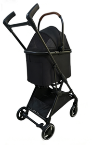 301 Luxus-Kleintierwagen für Katzen & Hunde aus Luftfahrt-Aluminium, faltbarer 4-Rad-Hundetrolley mit Stoßdämpfung & waschbar - Product Image 3