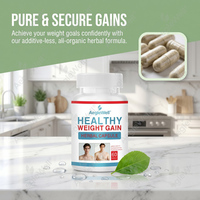 AegleWell OEM Complément Alimentaire en Capsules pour la Prise de Poids pour Hommes et Femmes Sous-Poids, Améliore l'Appétit et Favorise un Sommeil Réparateur, Cure de 30 Jours