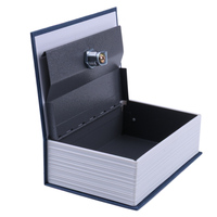Tirelire en forme de livre de dictionnaire anglais créatif, boîte à monnaie sécurisée avec clé, boîte à monnaie pour économiser de l'argent