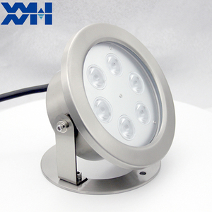 Projecteur LED <span class=keywords><strong>Submersible</strong></span> IP68 RGBW en Acier Inoxydable 12V avec Support Universel Compatible avec la Plupart des Buses de Fontaine <span class=keywords><strong>pour</strong></span> <span class=keywords><strong>Bassin</strong></span> Paysager - Product Image 2