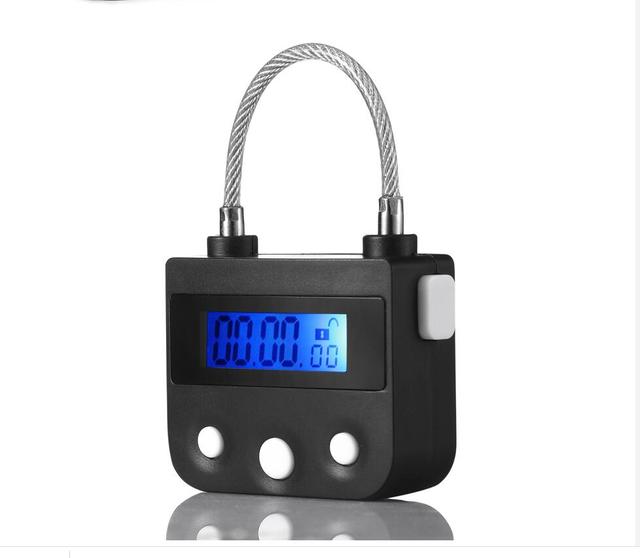 High Quality Control Time Release Padlock Electronic Timer Padlock Self Control Time Lock