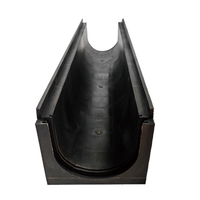 Système de drainage linéaire préfabriqué en plastique HDPE durable pour caniveaux de pluie, allées et évacuations extérieures de salle de bain