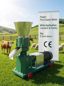 Machine industrielle de traitement des aliments pour volailles et bétail, moulin à granulés d'aliments 75-160 kg/h pour ferme de porcs, moutons, vaches et poulets - Product Image 2