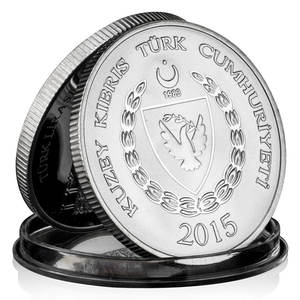 Il sultano dell'impero ottomano <span class=keywords><strong>Selim</strong></span> II 40mm placcato argento Souvenir da collezione moneta commemorativa - Product Image 2