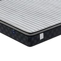 Matelas hybride en mousse à mémoire de forme LOONGFUNG avec ressorts ensachés zonés, lit enroulable dans une boîte, personnalisé pour les commandes en gros d'hôtels