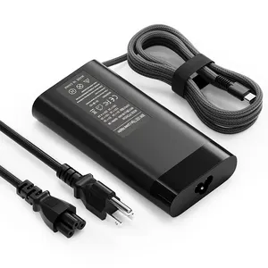 Pengisi daya Laptop USB C 90W, kabel catu daya adaptor AC tipe c untuk HP Spectre x360 HP 90w