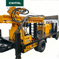 Appareil de forage monté sur camion 300m 400m 500m avec système de manutention de tuyaux automatisé